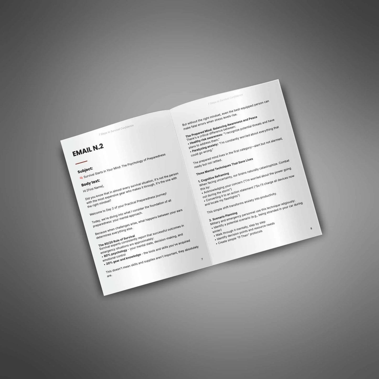 Done-For-You Survival Email Course | Teach Safety & Build Trust - PLRquality