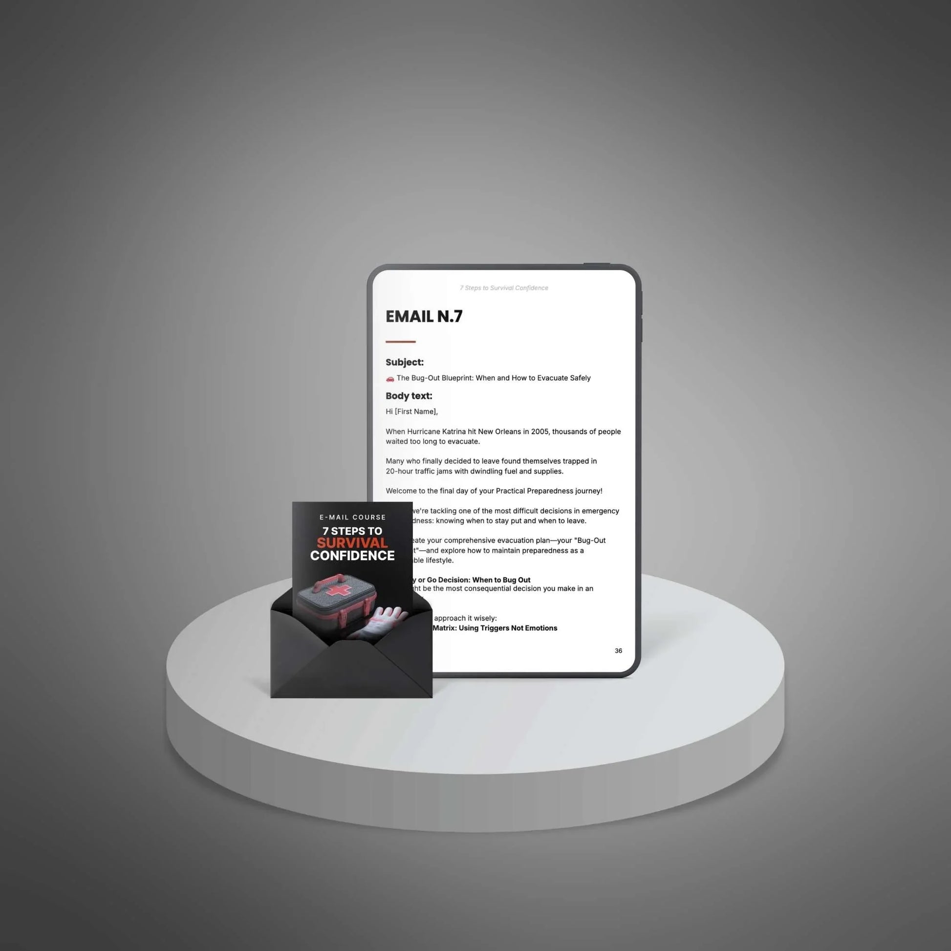 Done-For-You Survival Email Course | Teach Safety & Build Trust - PLRquality