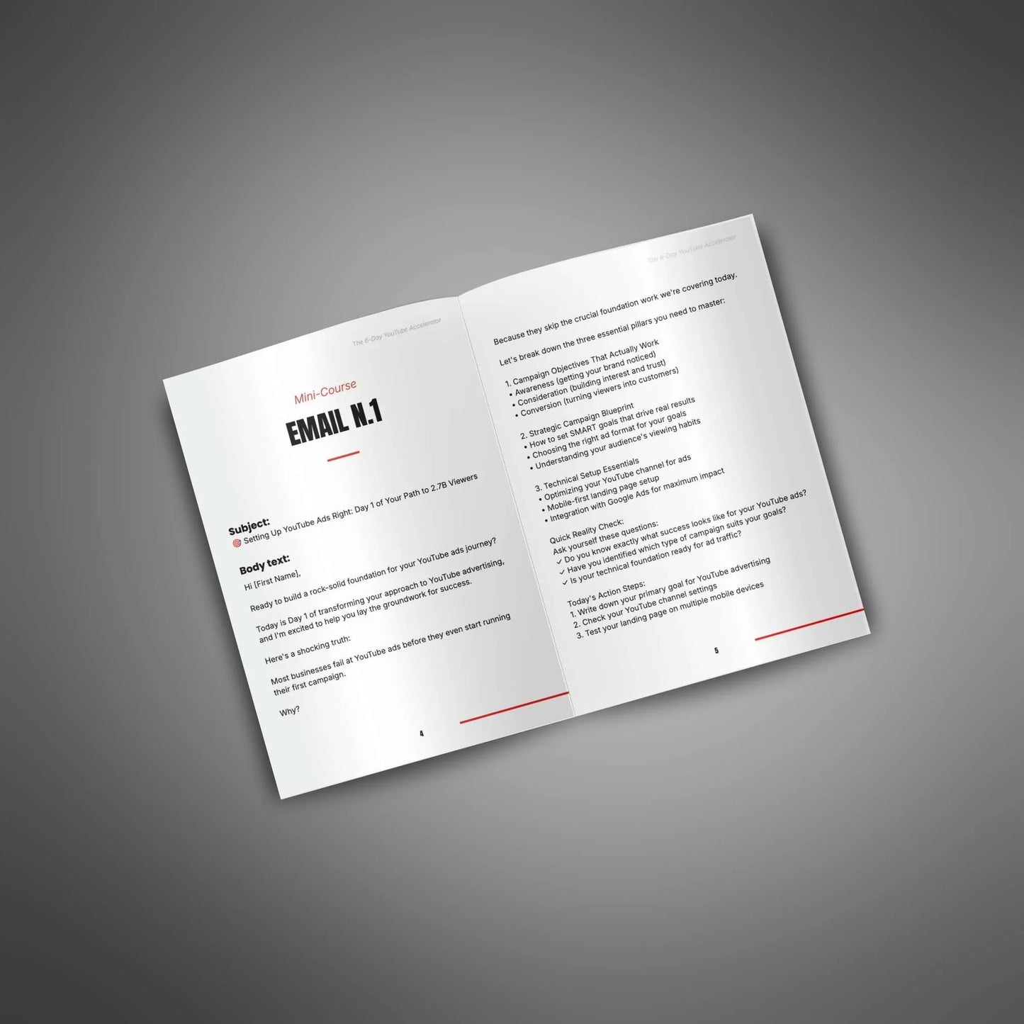 YouTube Ads Email Course | Launch & Grow Winning Video Campaigns - PLRquality