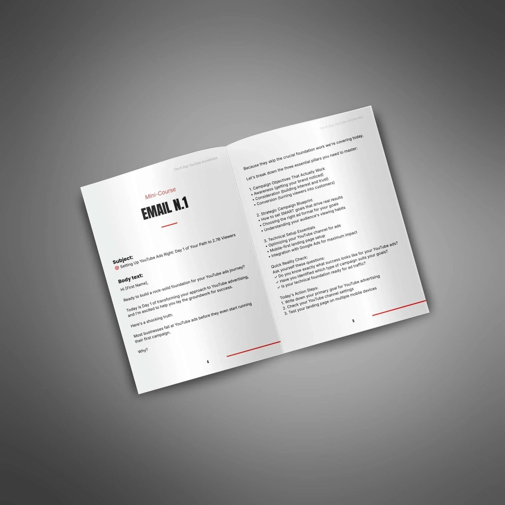 YouTube Ads Email Course | Launch & Grow Winning Video Campaigns - PLRquality